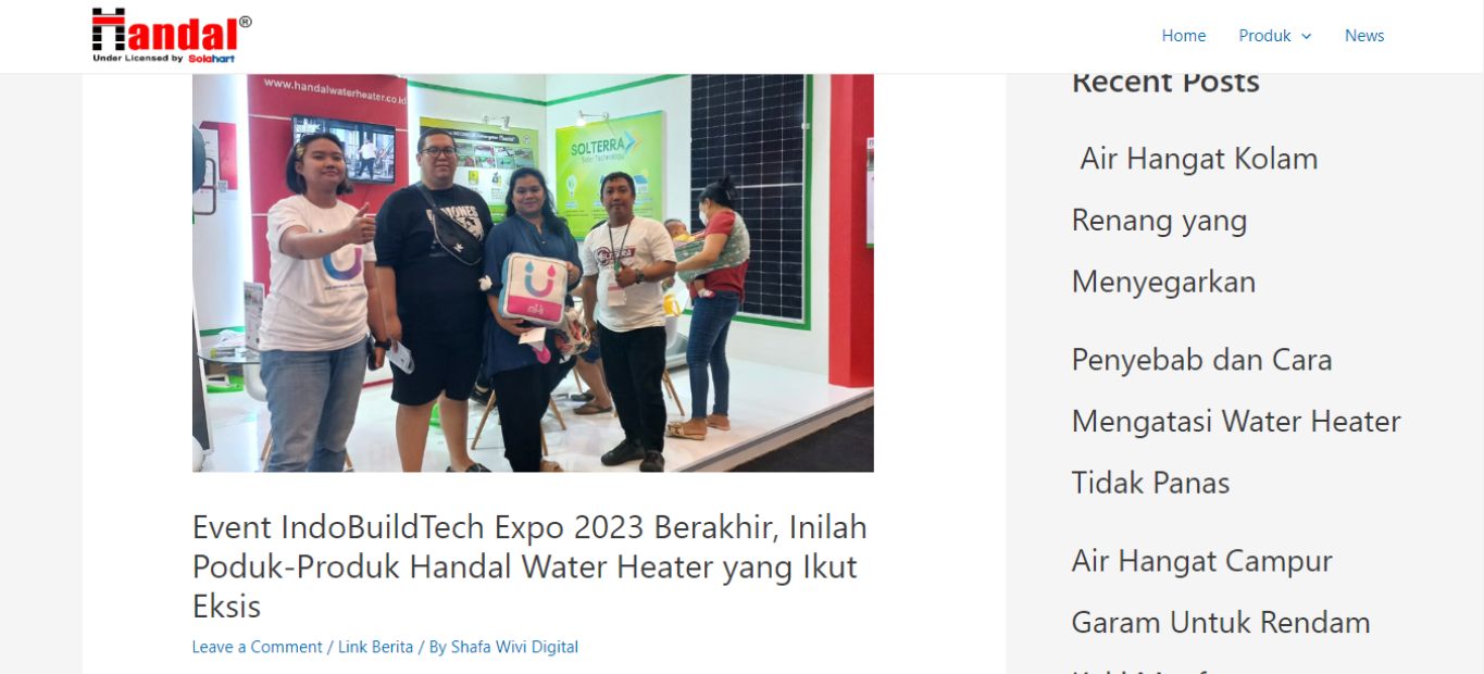 artikel event indobuildtech expo 2023 oleh Shafa Fadhillah