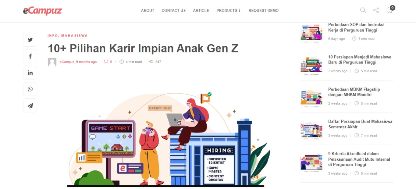 artikel karir gen z oleh Shafa Fadhillah