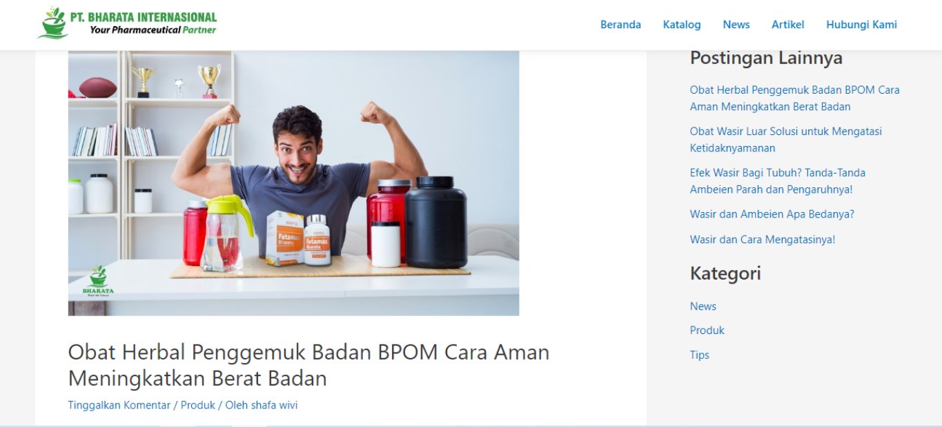 artikel obat herbal penggemuk badan bpom oleh Shafa Fadhillah