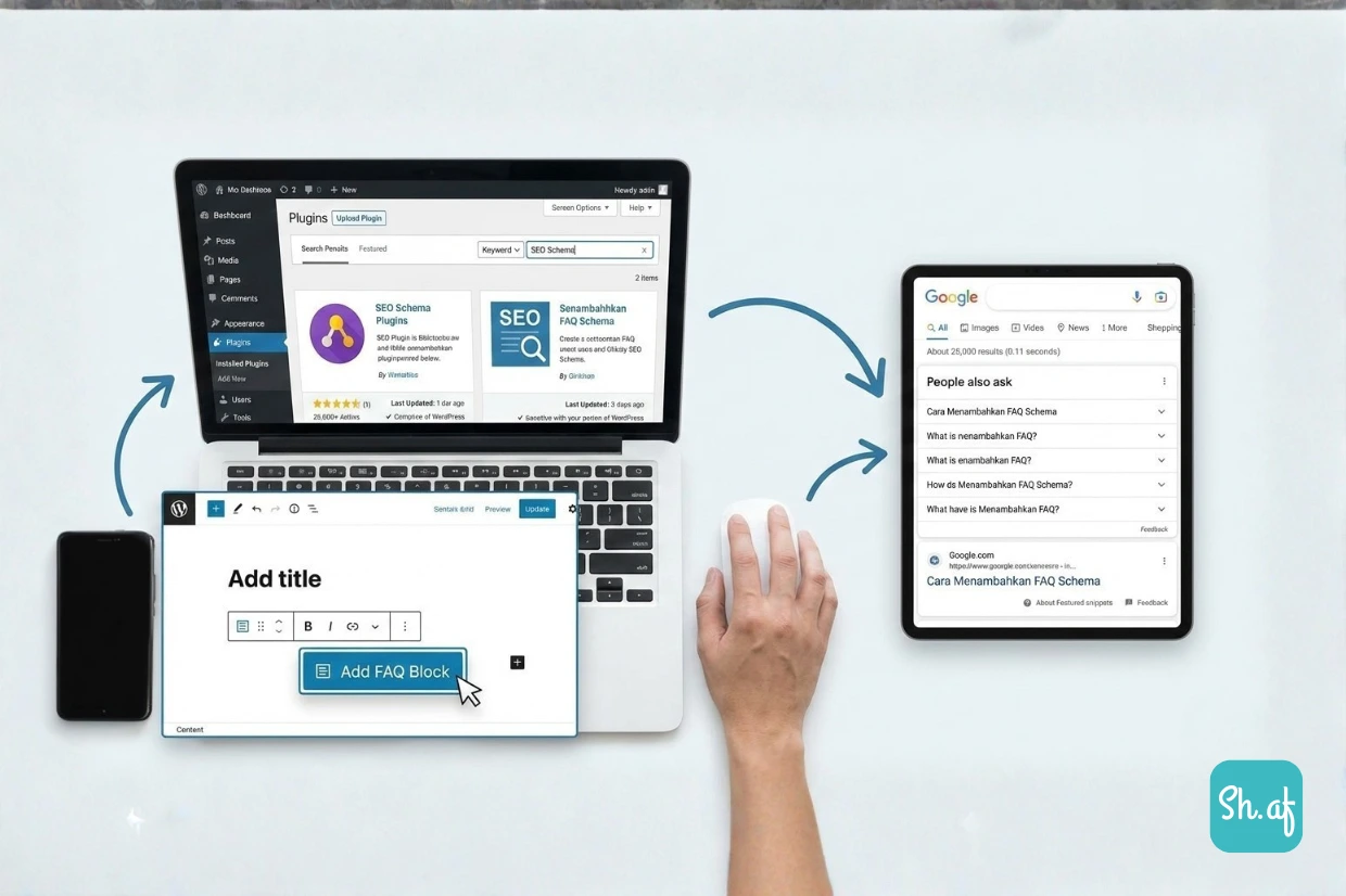 Cara Menambahkan FAQ Schema WordPress Menggunakan Plugin sh.af
