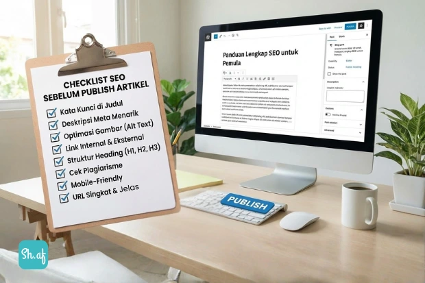 Checklist SEO Sebelum Publish Artikel sh.af