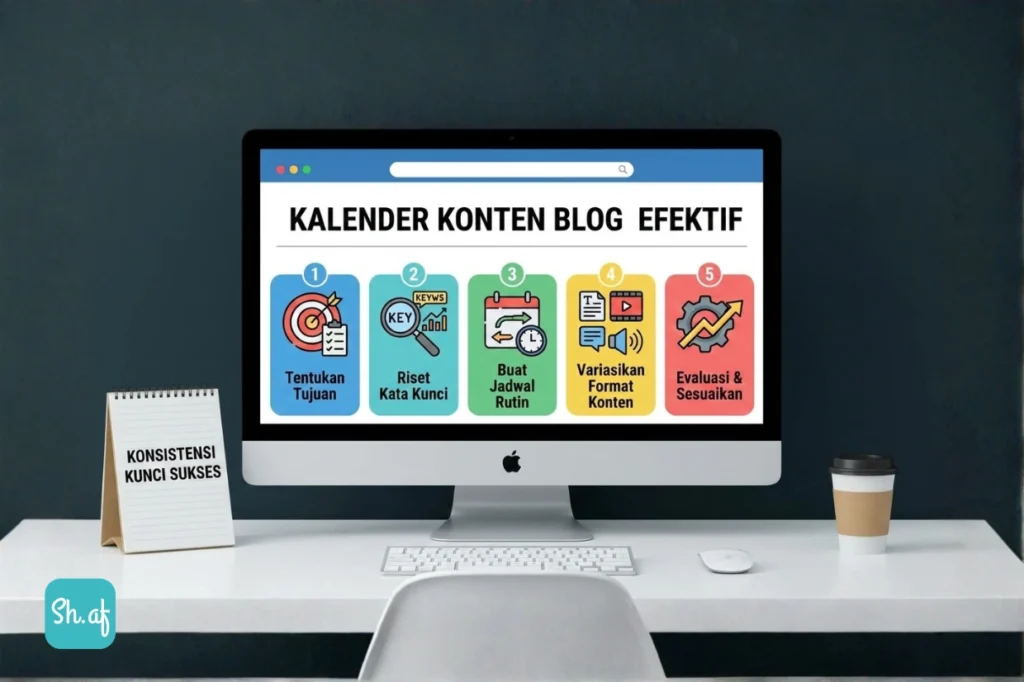 5 Cara Buat Kalender Konten Blog yang Efektif dan Konsisten sh.af