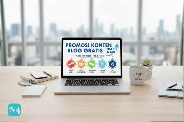 Cara Promosi Konten Blog Gratis agar Trafik Naik sh.af